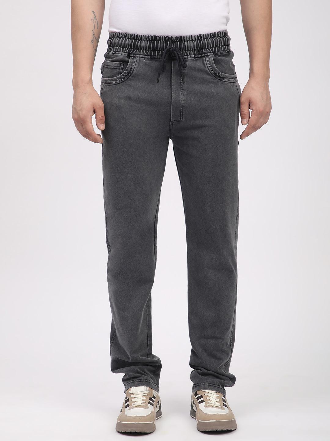 Acid Washed Lower for Men (Grey)