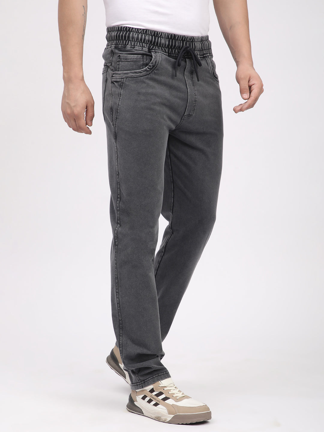 Acid Washed Lower for Men (Grey)