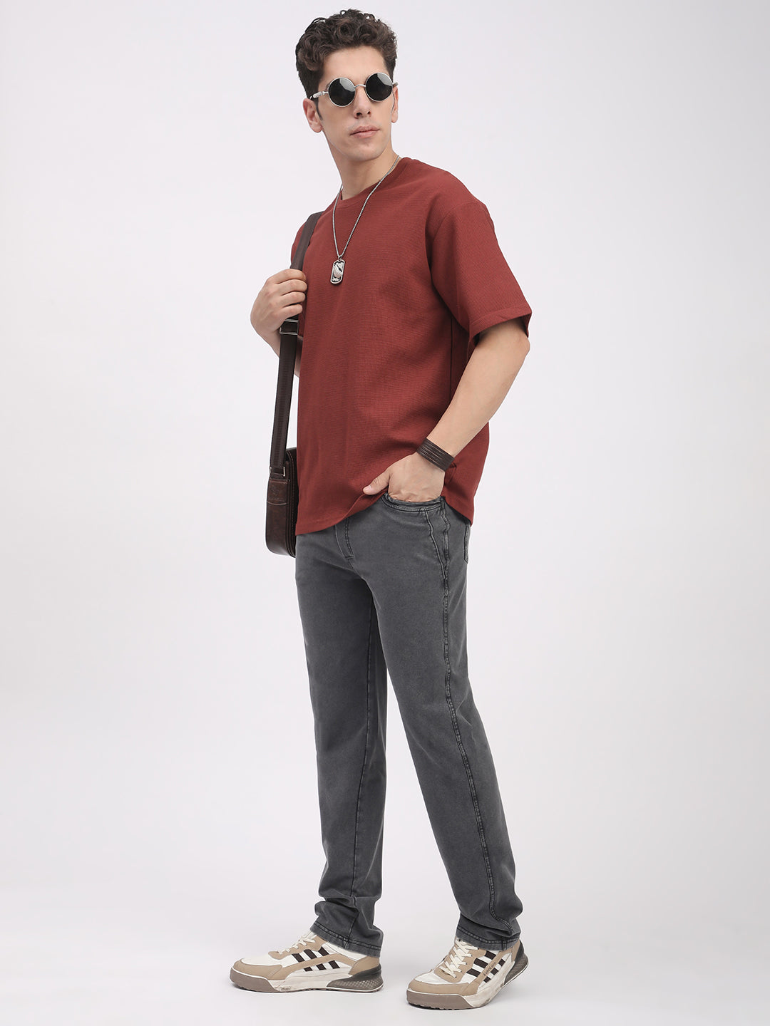Acid Washed Lower for Men (Grey)