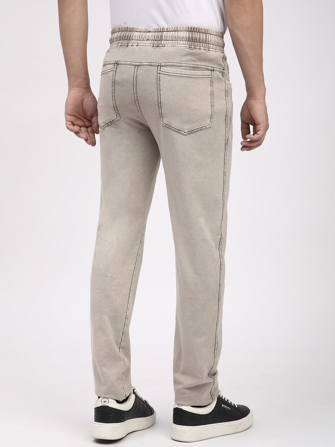 Acid Washed Lower for Men (Ecru)