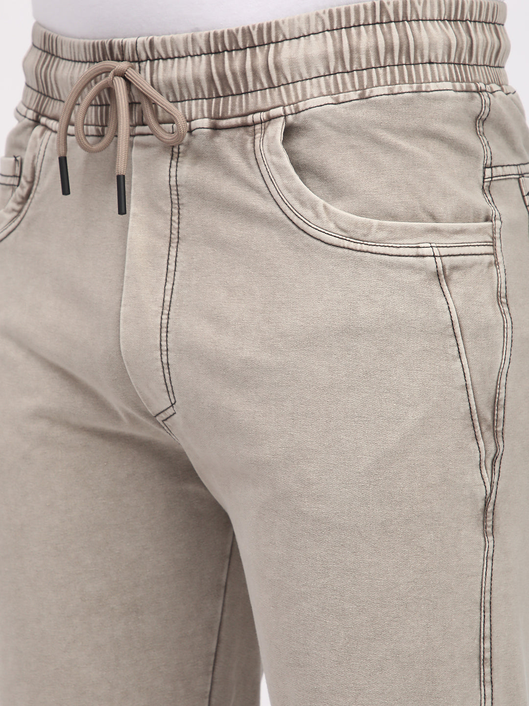 Acid Washed Lower for Men (Ecru)