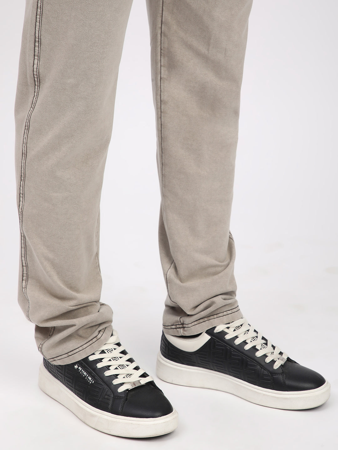 Acid Washed Lower for Men (Ecru)