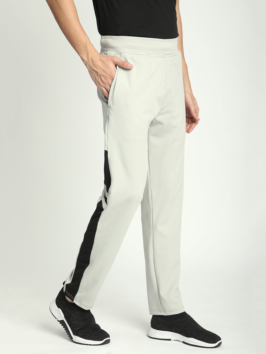 Rapid Dry Striped TrackPant (GREY)