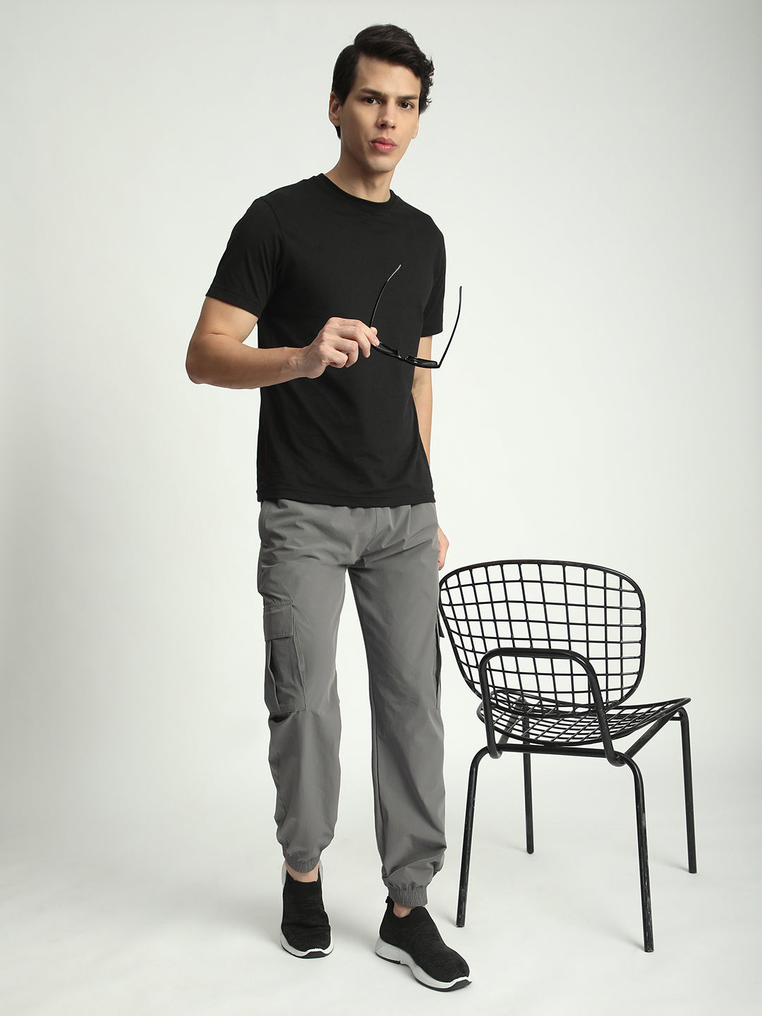 Cargo Jogger for Men. (Charcoal Grey)