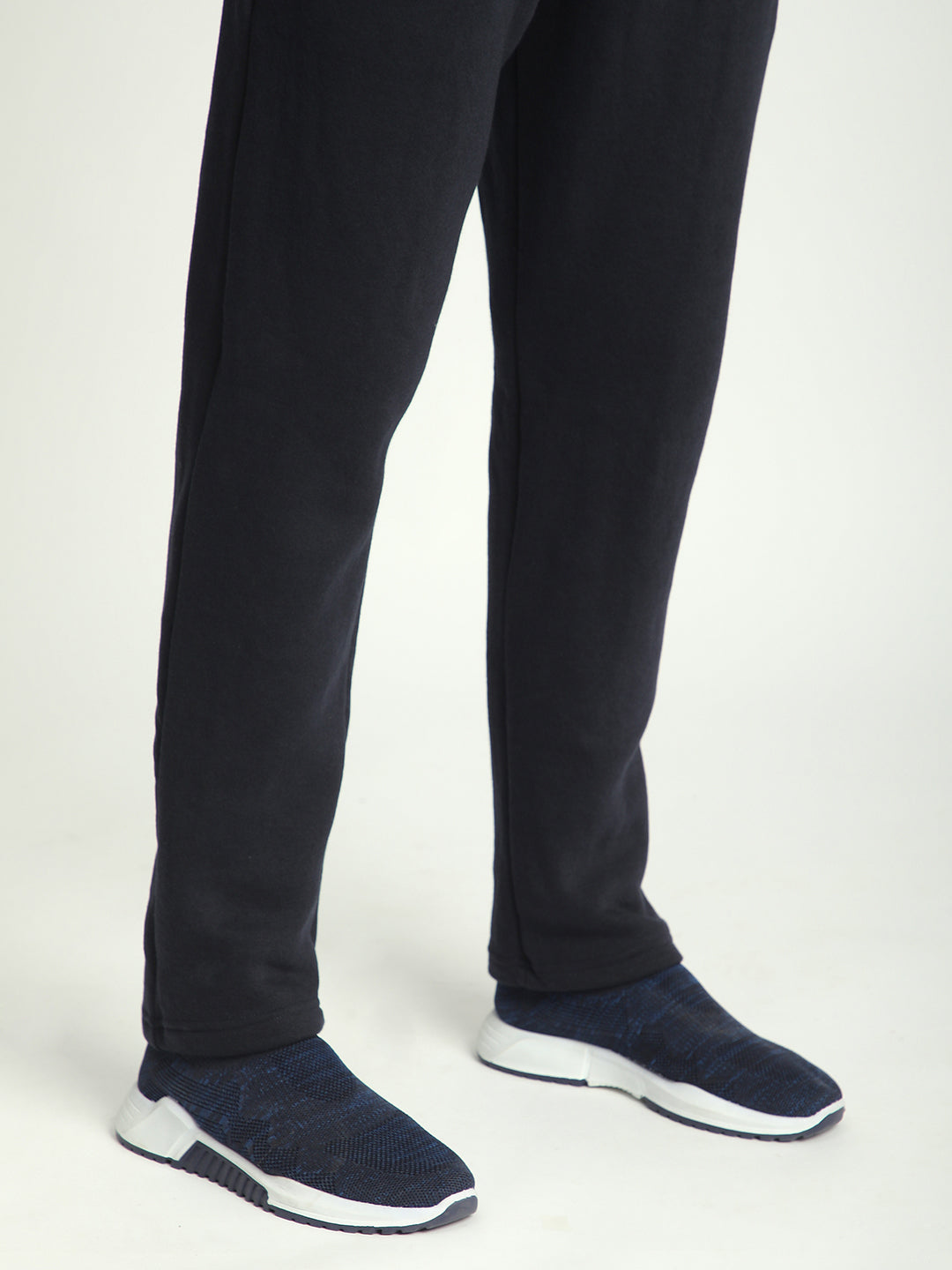 Fleece Winter Track Pant for Men. (Navy Blue)