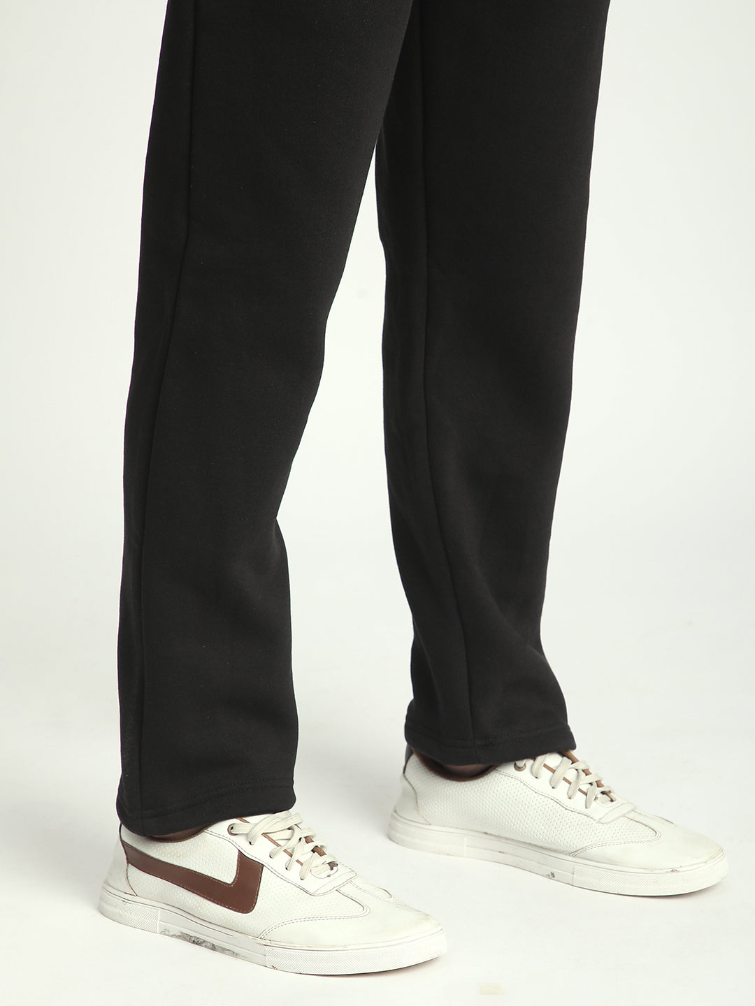 Fleece Winter Track Pant for Men. (Black)