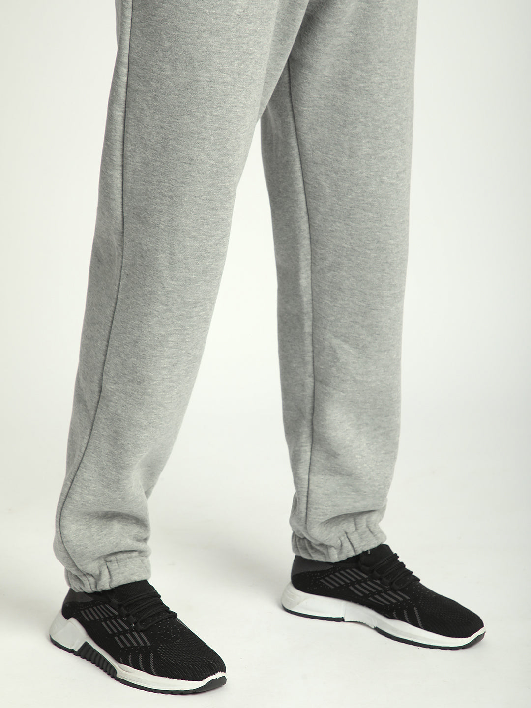 Fleece Winter Joggers for Men. (Grey)