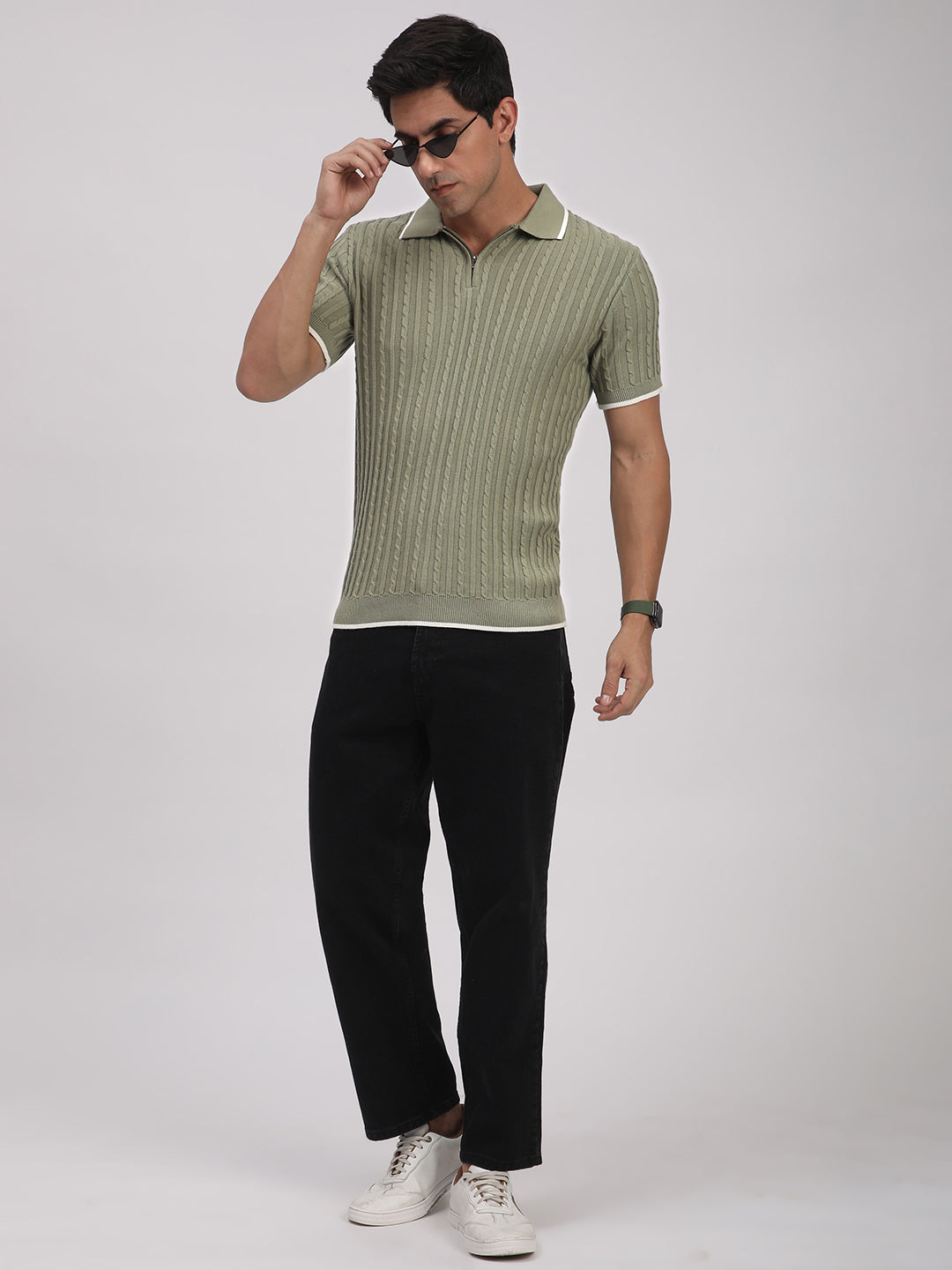 Knitted T-Shirt for Men. (Pista)