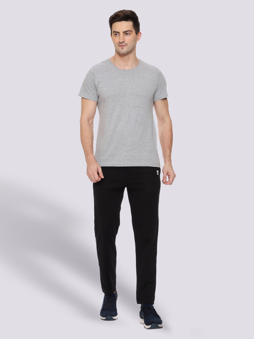 Stylish Black Cotton Track Pant For Men