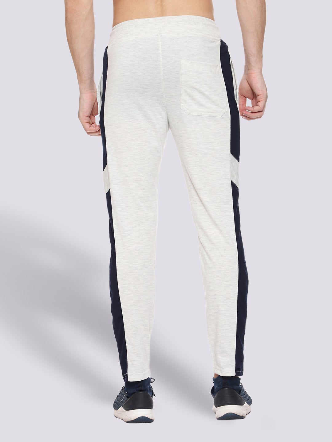 Side Stripe Cotton Track Pant for Men