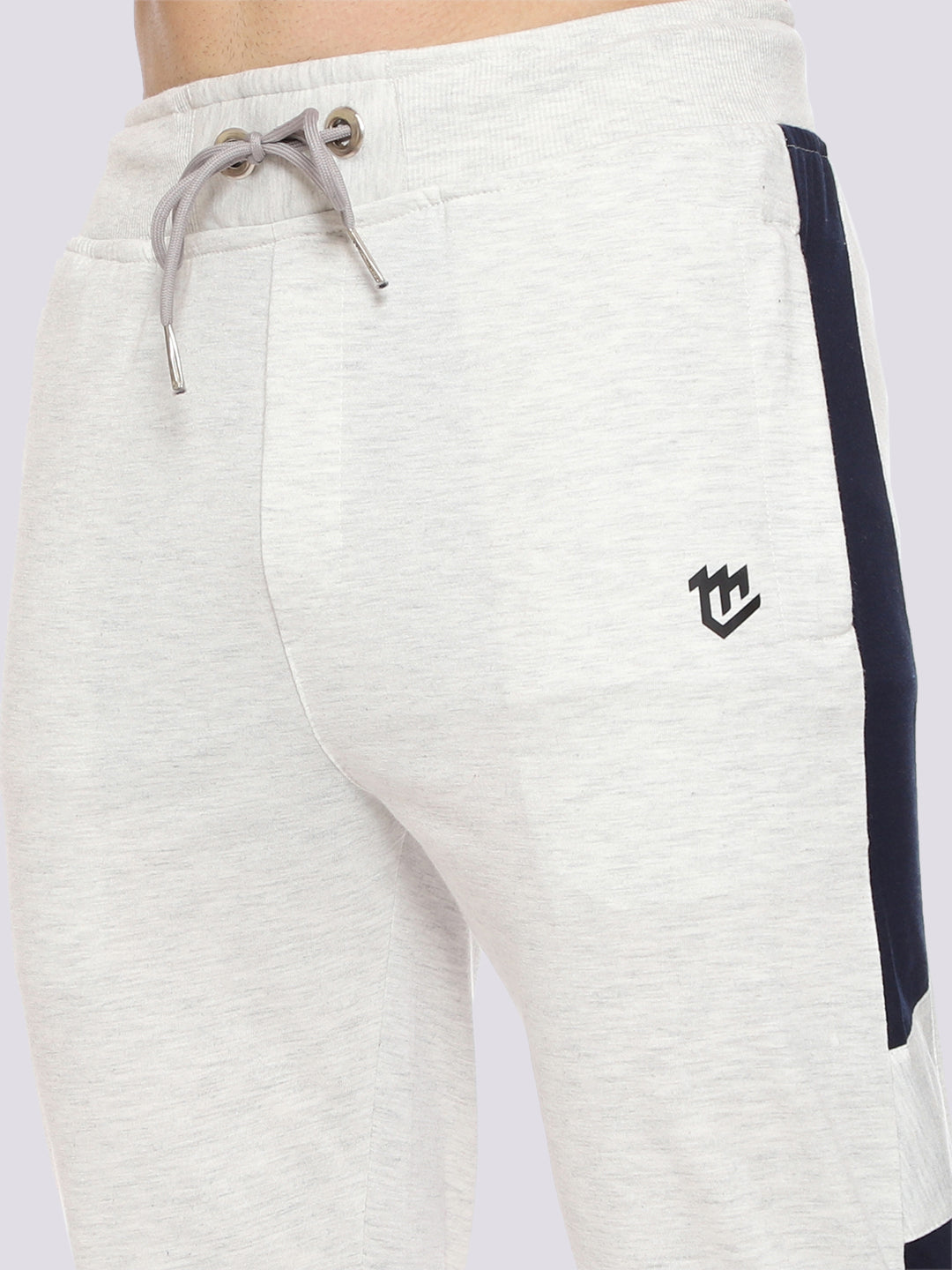 Side Stripe Cotton Track Pant for Men