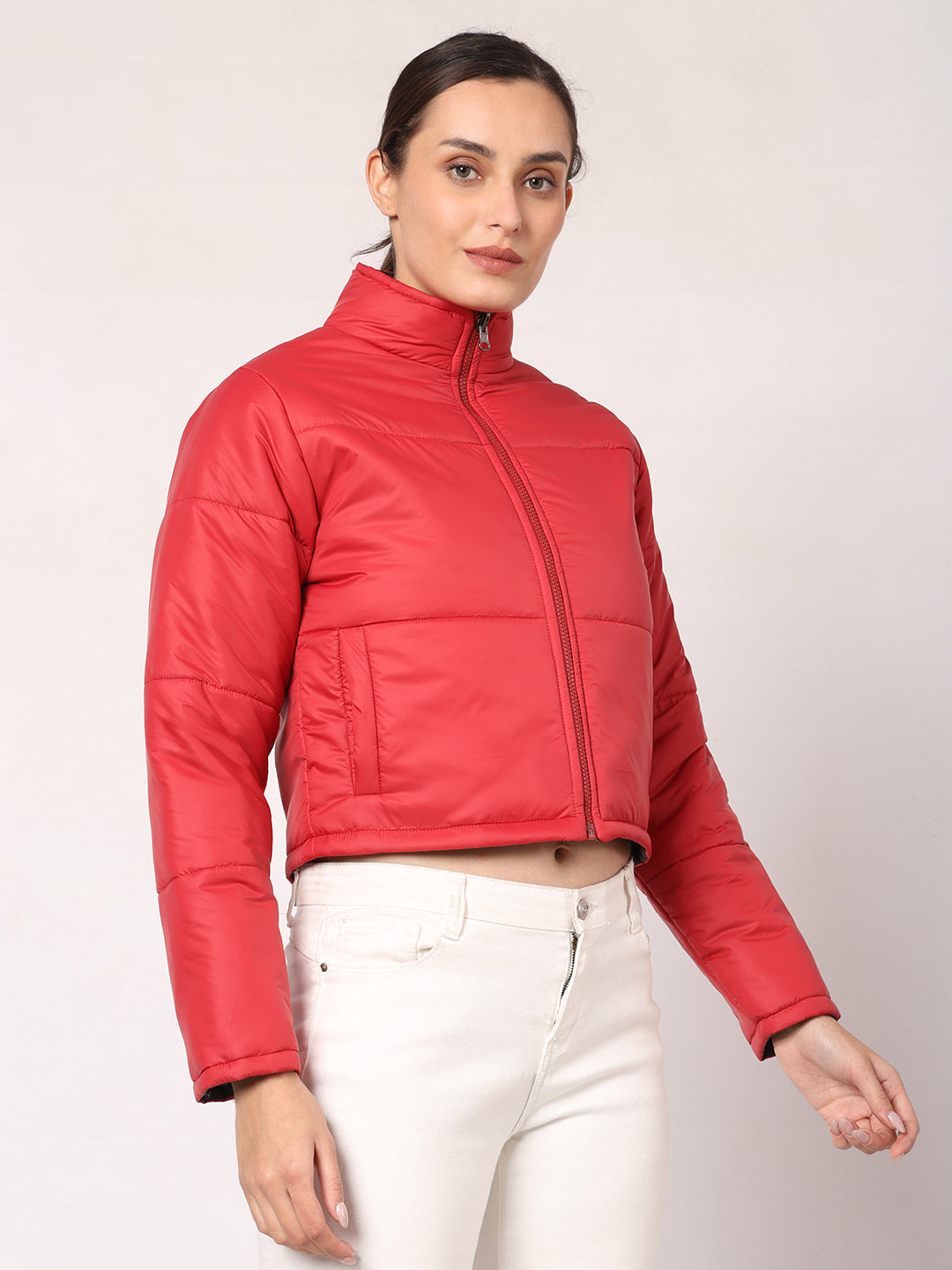 Cropped Reversible Jacket For Women