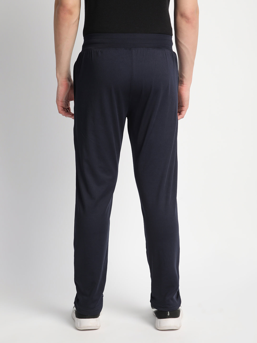 Rapid Dry Blue Solid Track Pant for Men (DRITX)