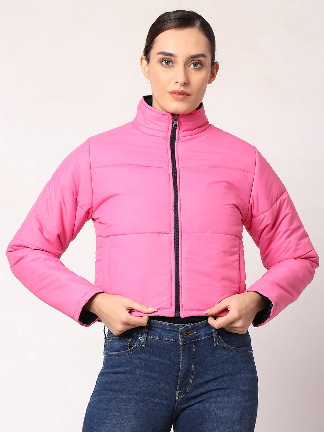 Cropped Reversible Jacket For Women