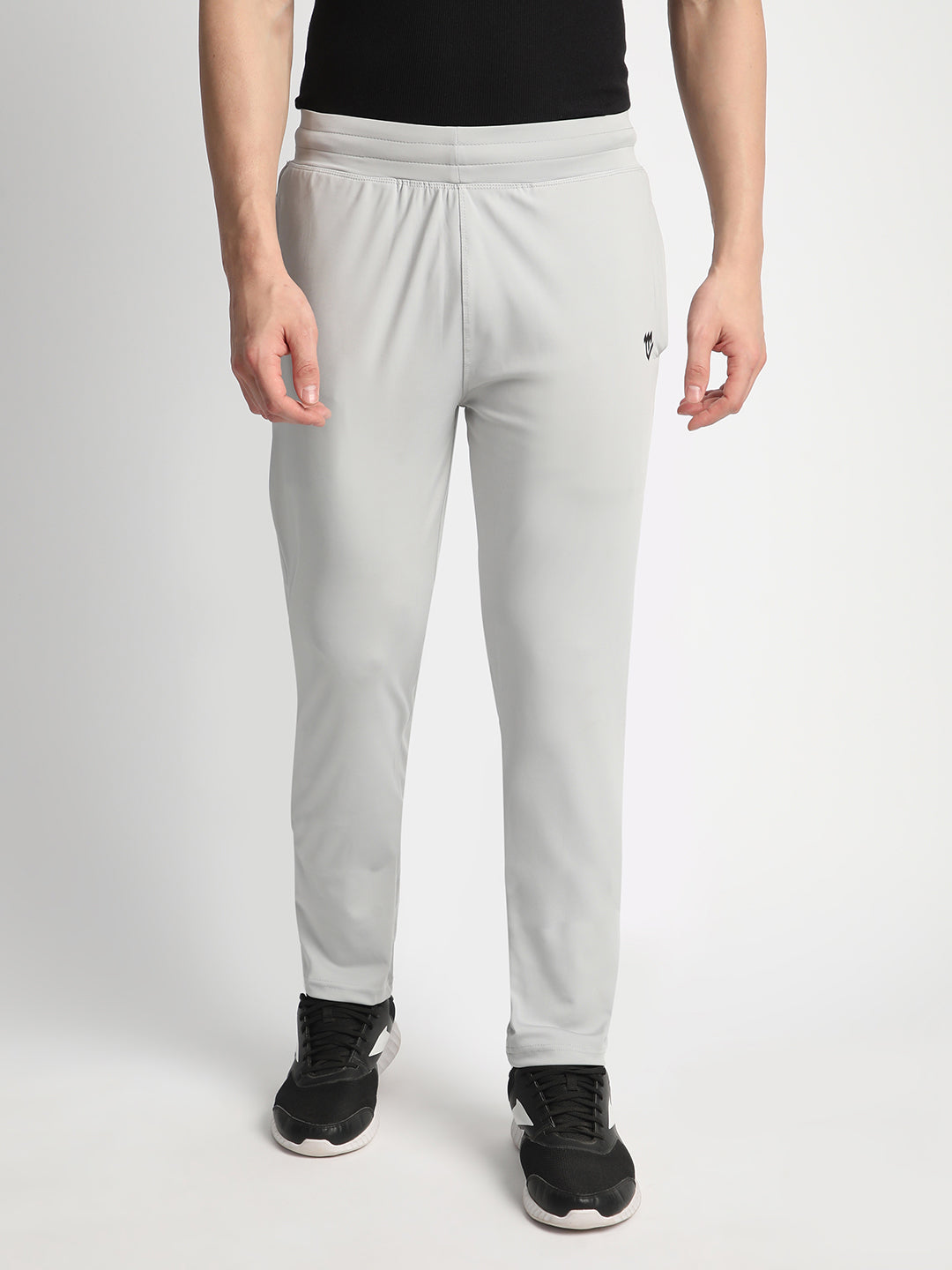 Rapid Dry Grey Solid Track Pant for Men (DRITX)