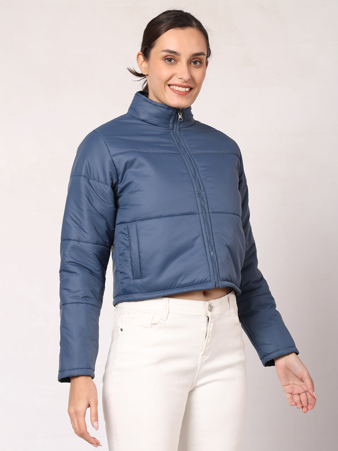 Cropped Reversible Jacket For Women