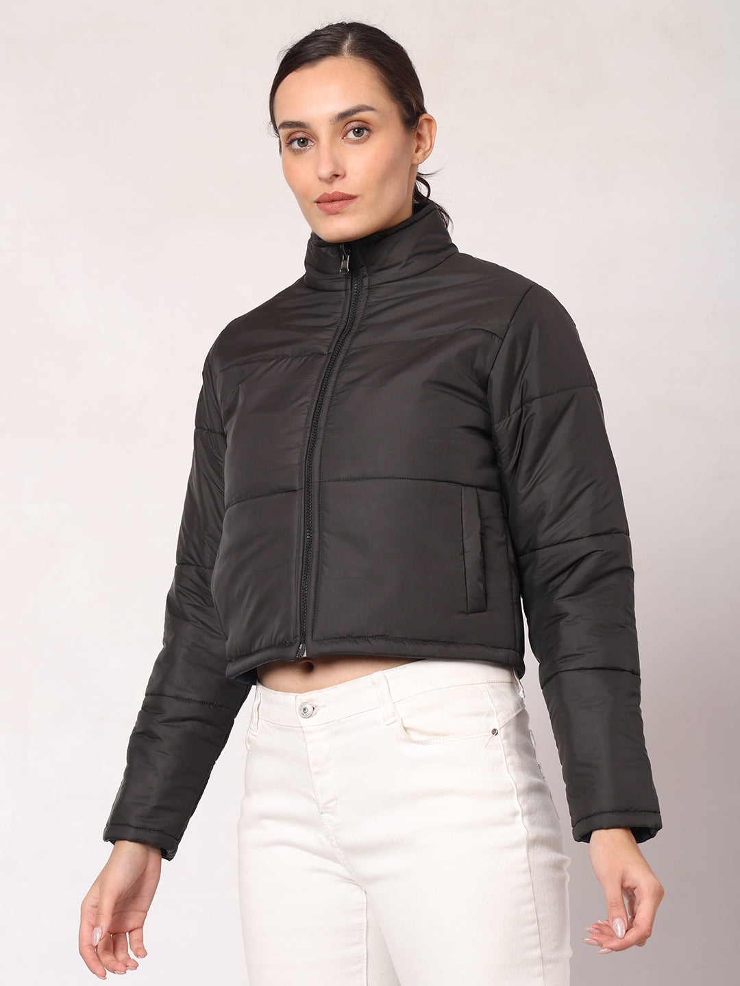 Cropped Reversible Jacket For Women