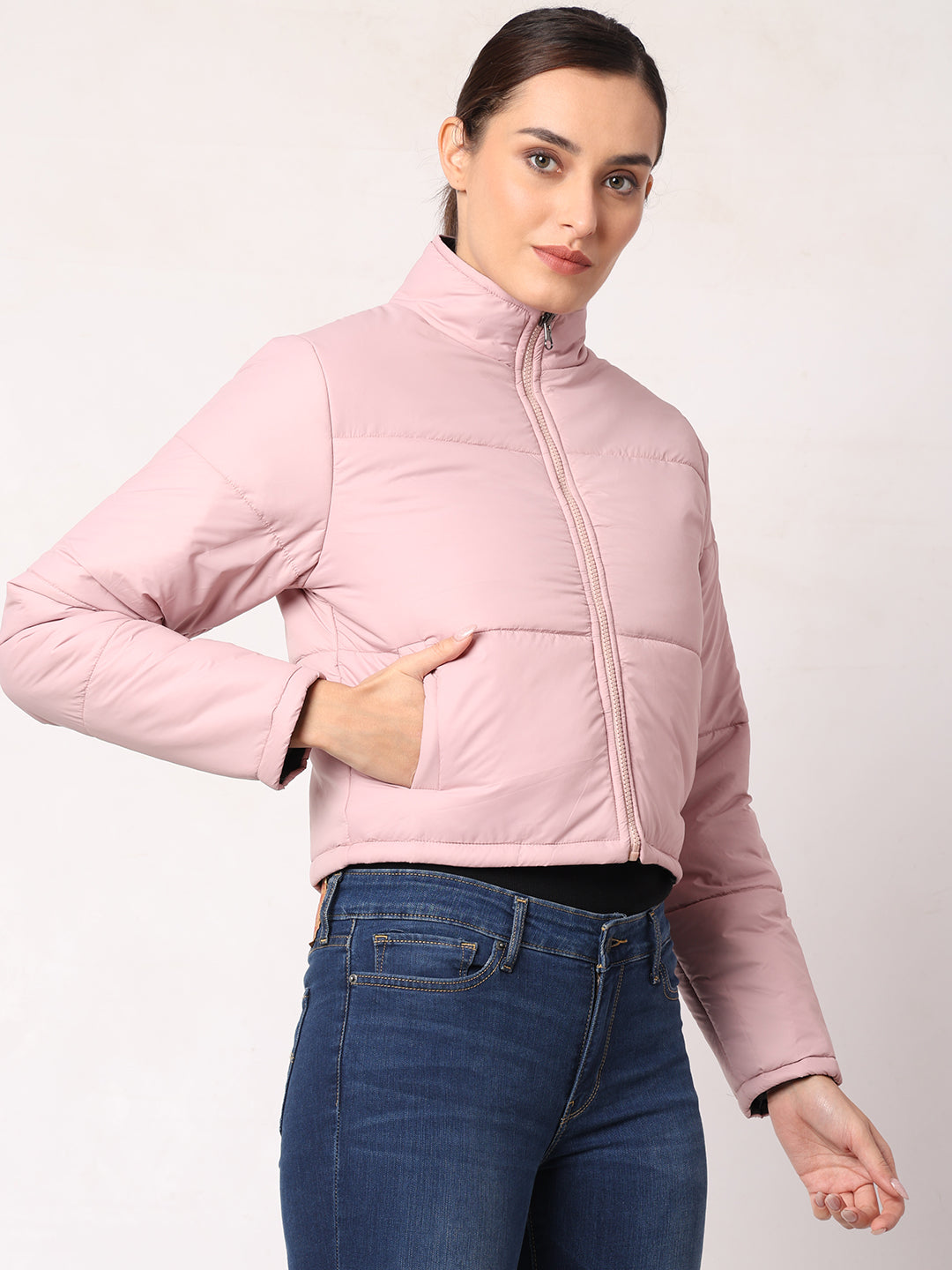 Cropped Reversible Jacket For Women