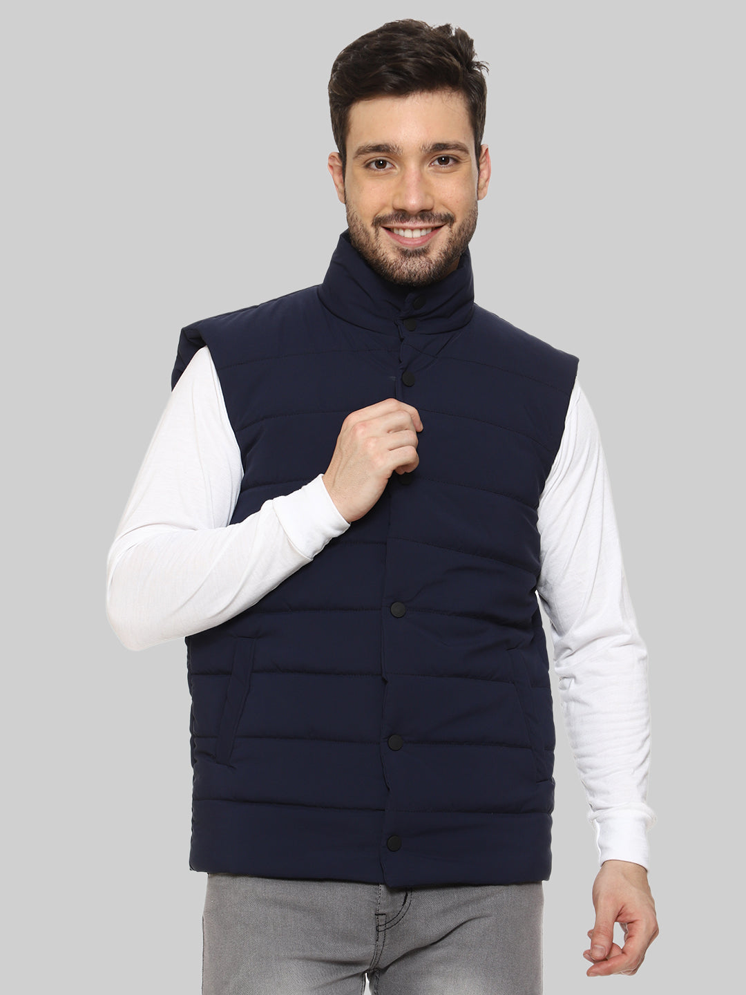Sleeveless Puffer Jacket For Men