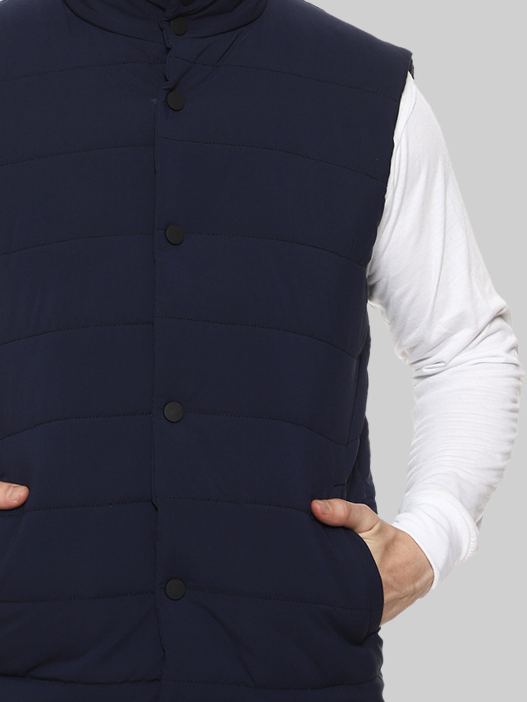 Sleeveless Puffer Jacket For Men