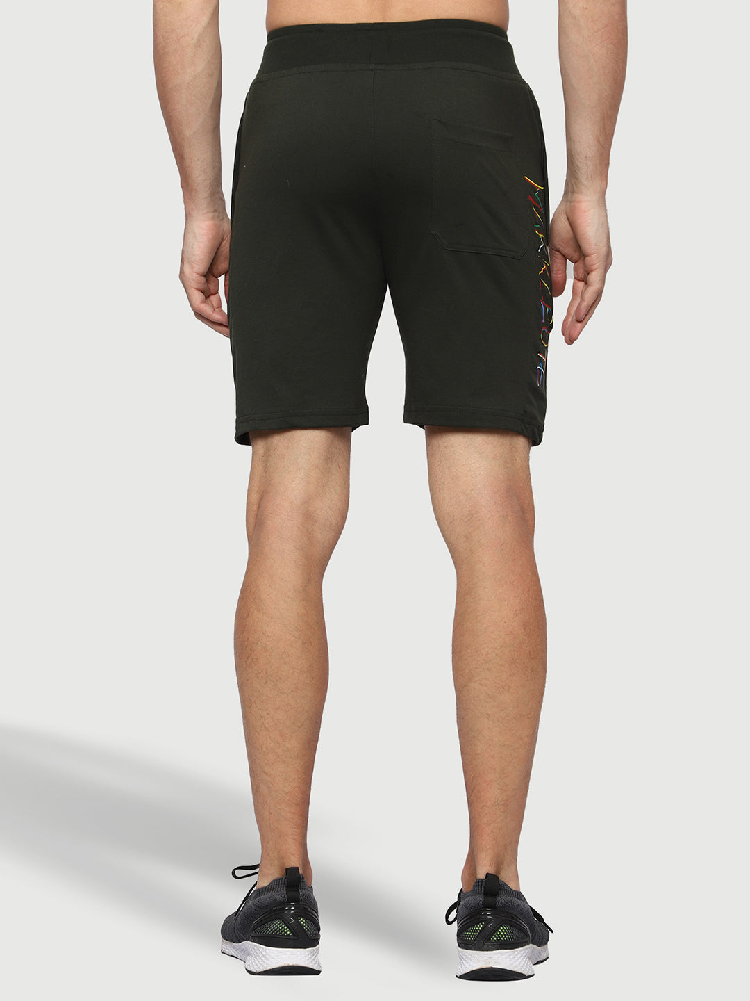 Mark Leute Olive Green Shorts For Men