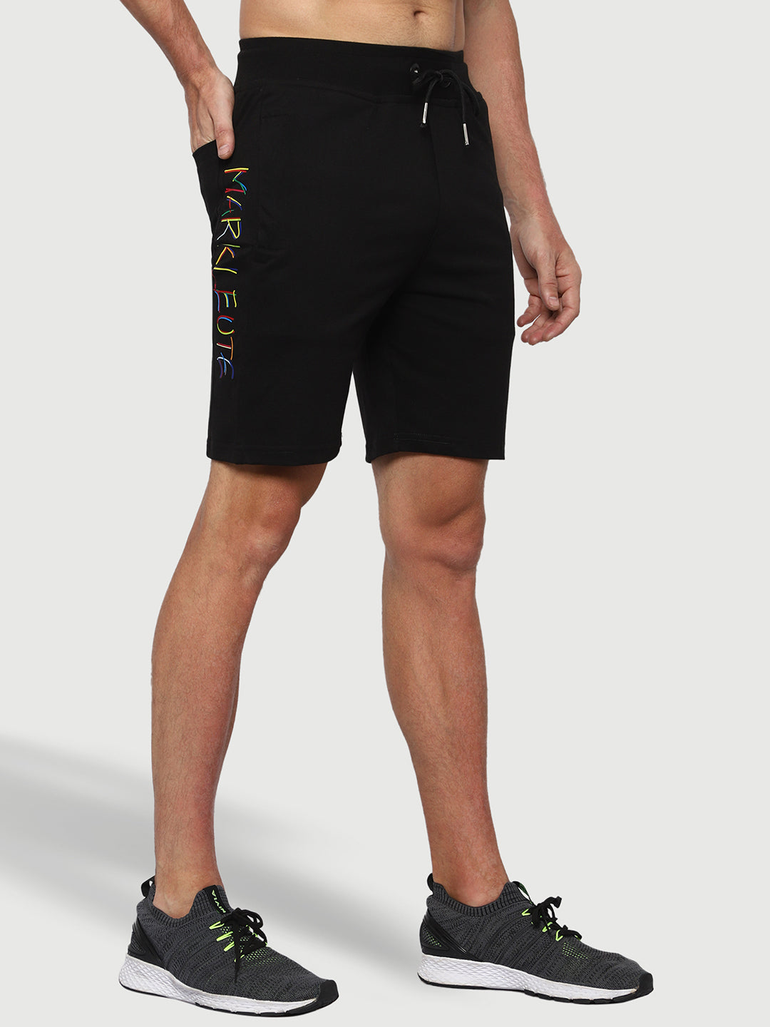 Mark Leute Black Shorts For Men
