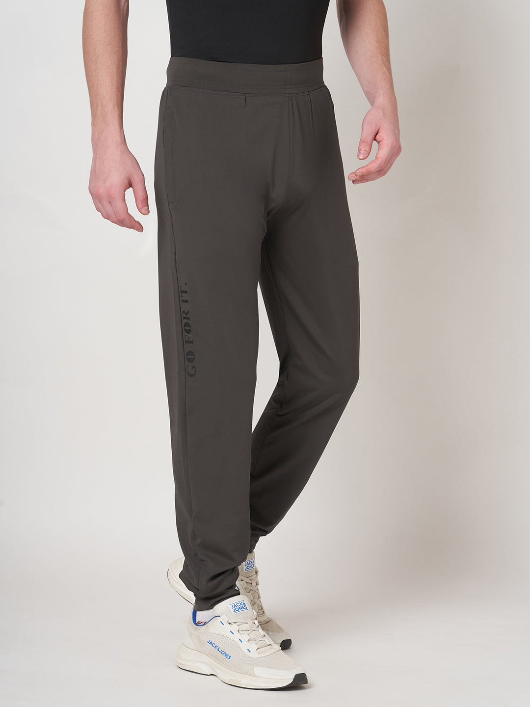 Rapid Dry Brown Solid Track Pant for Men (Brown)