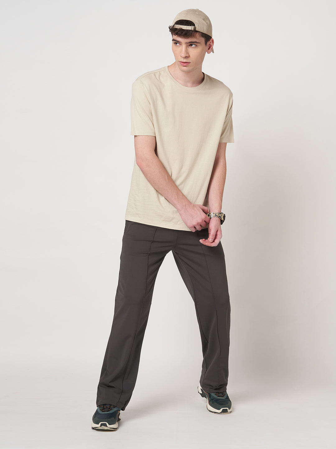 Straight Fit Rapid Dry Track Pant (Brown)