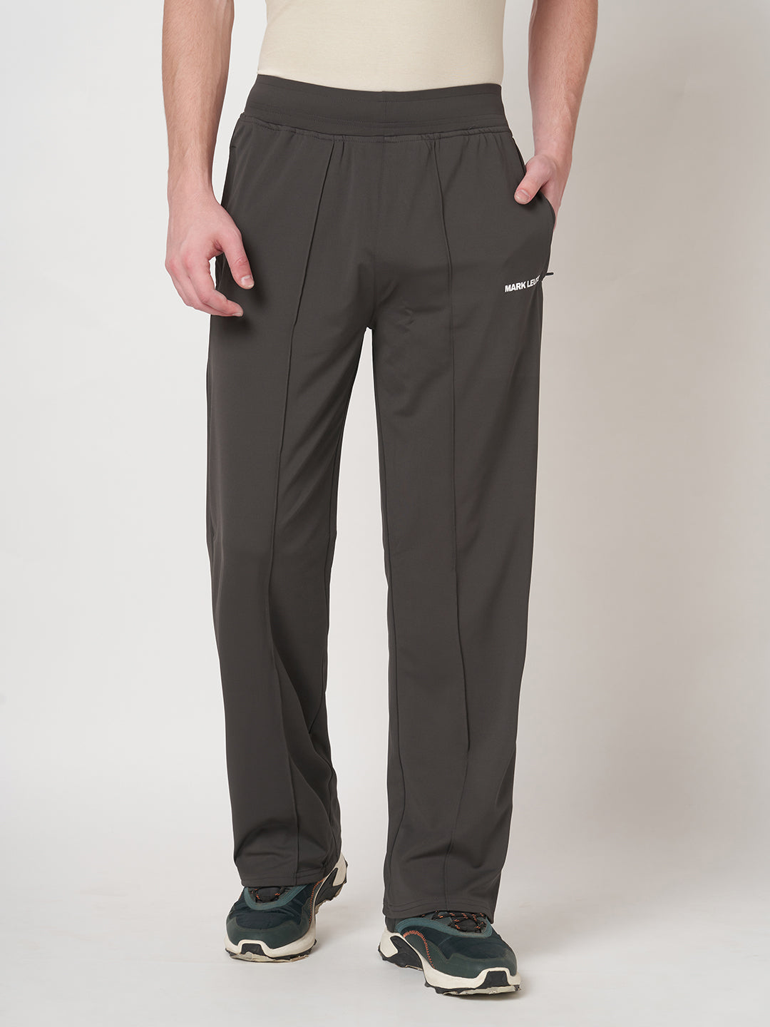 Straight Fit Rapid Dry Track Pant (Brown)