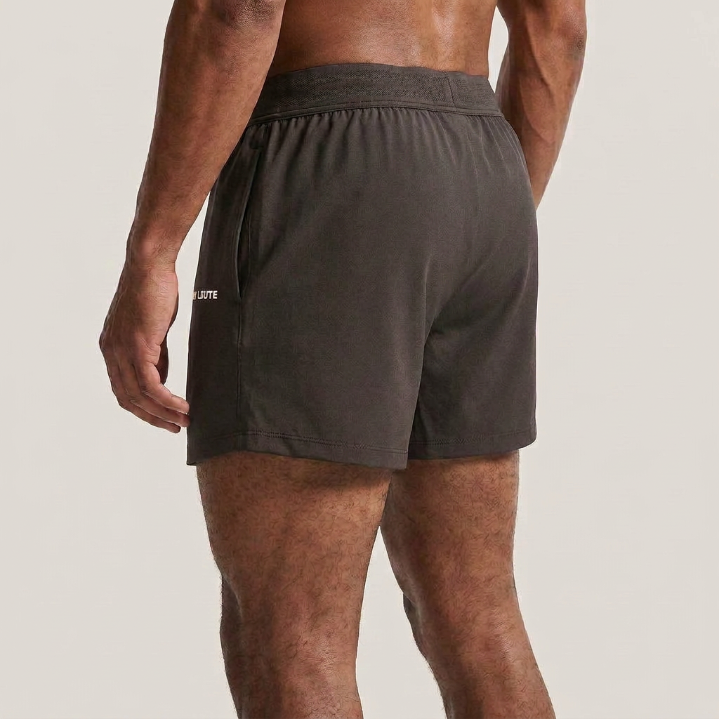 Rapid Dry Performance Solid Shorts (Brown)