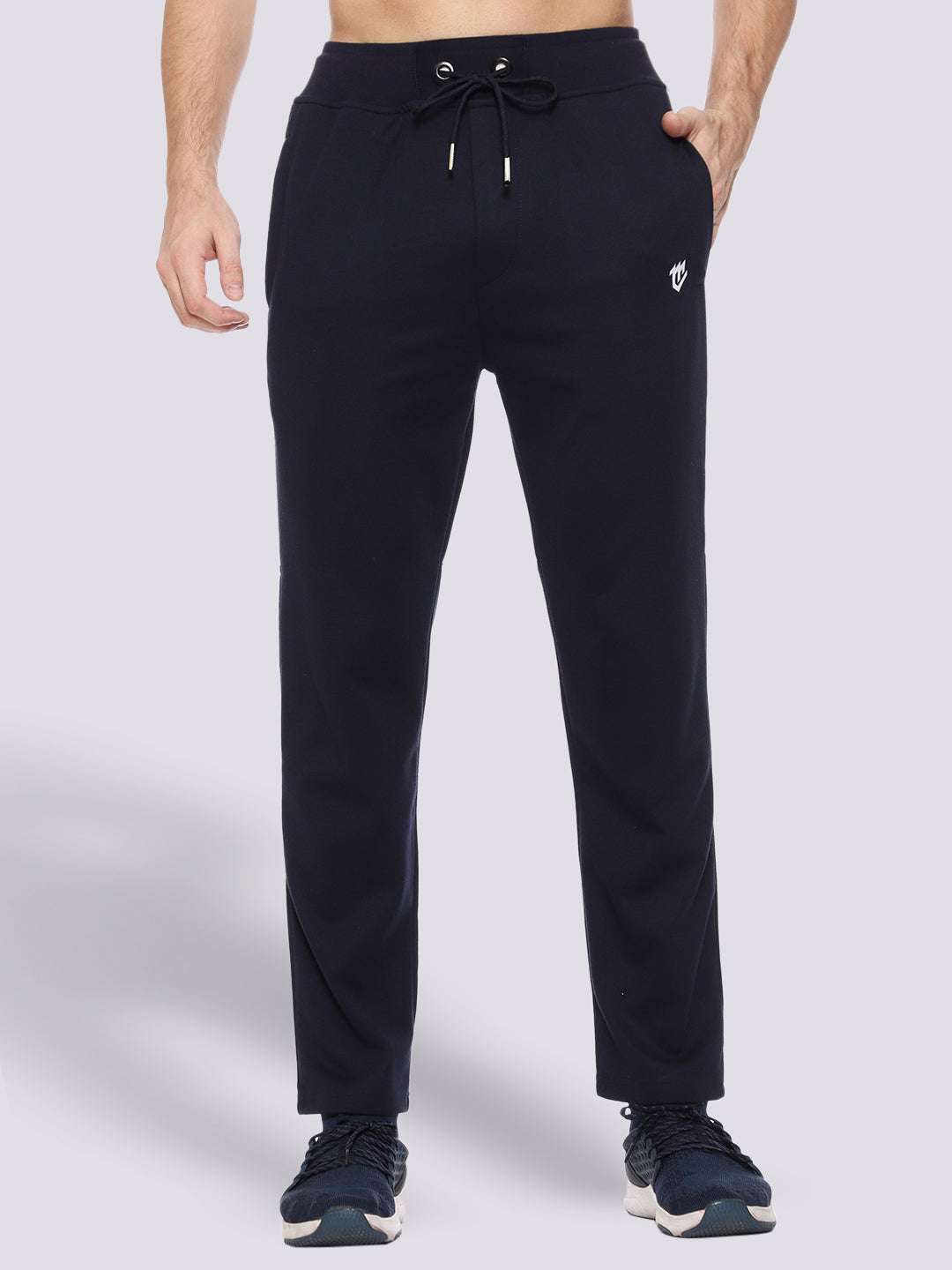 Stylish Blue Cotton Track Pant For Men