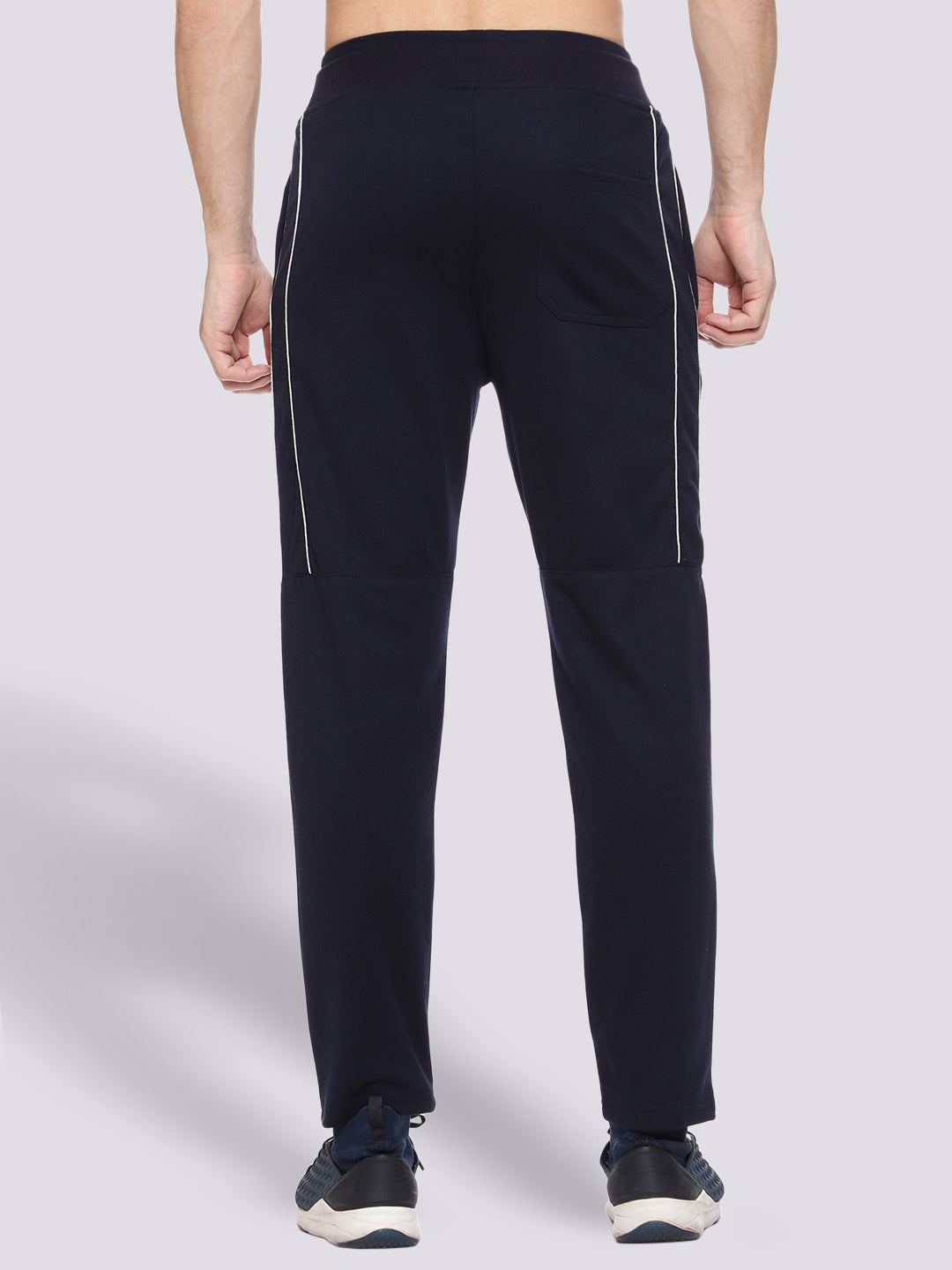 Stylish Blue Cotton Track Pant For Men