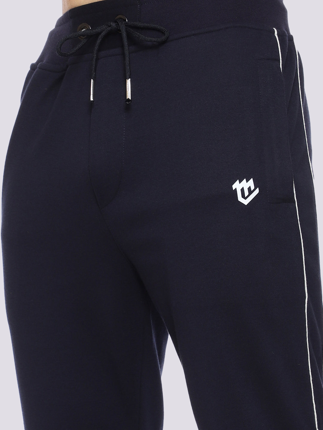 Stylish Blue Cotton Track Pant For Men