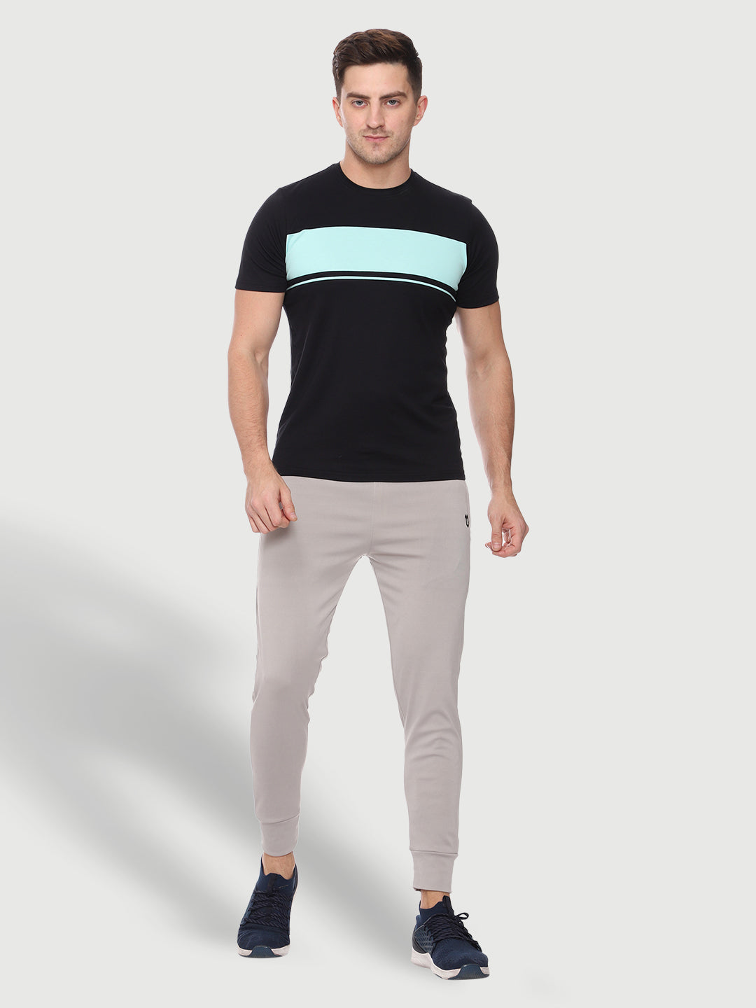 Rapid Dry Grey Solid Track Pant for Men