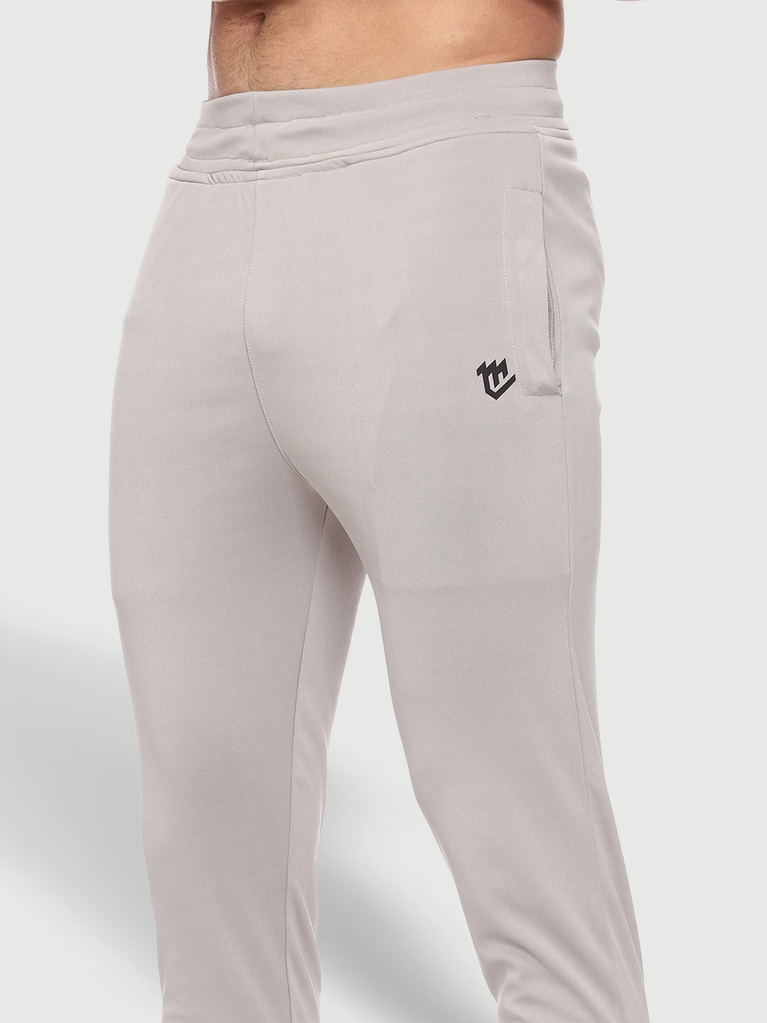 Rapid Dry Grey Solid Track Pant for Men