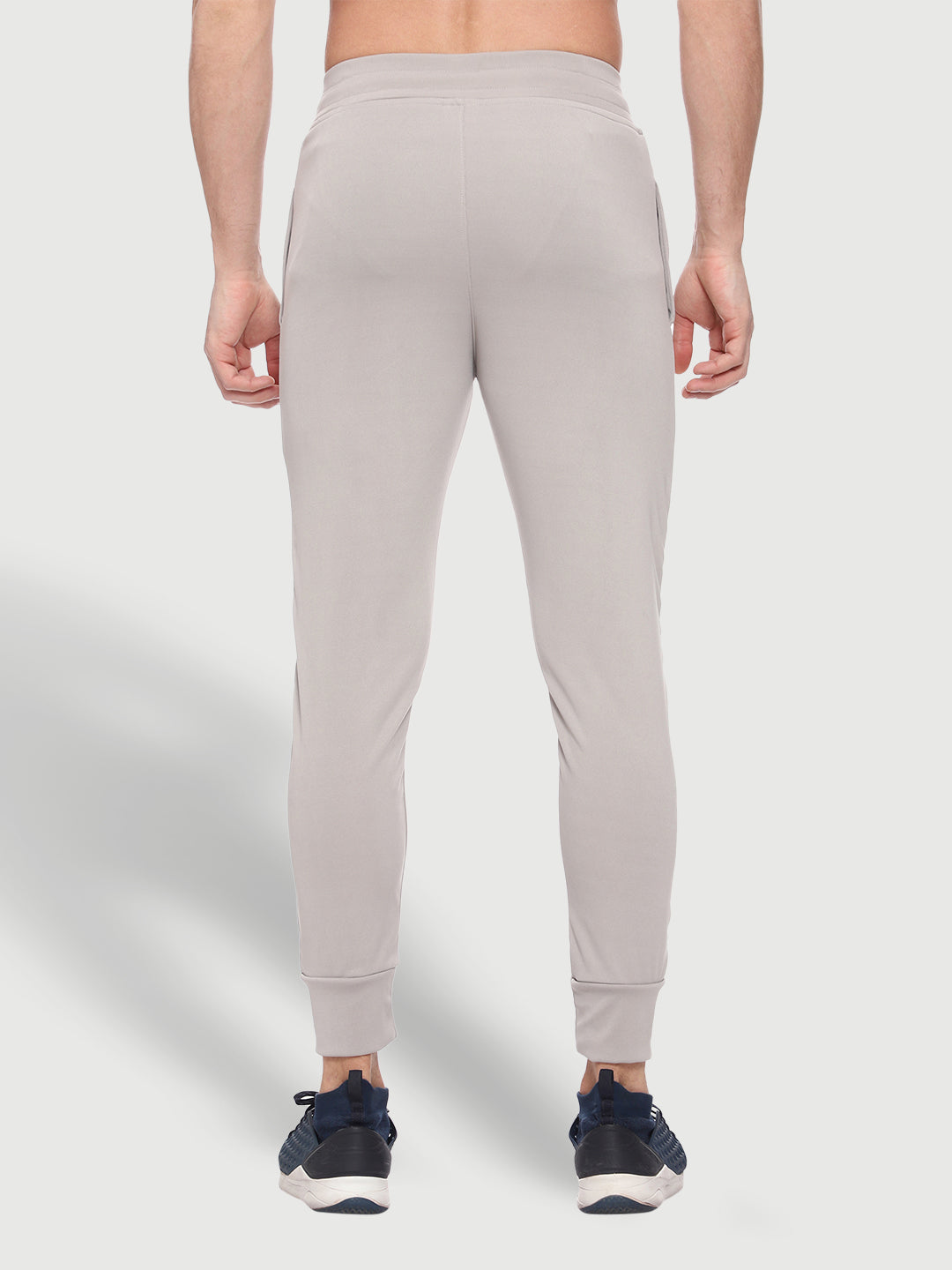 Rapid Dry Grey Solid Track Pant for Men
