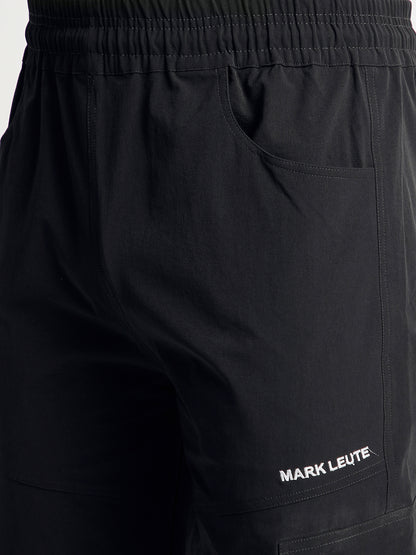 Charcoal Grey 5 Pocket Nylon Cargo Pants