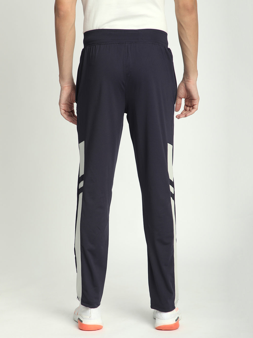 Rapid Dry Striped TrackPant (Navy Blue)