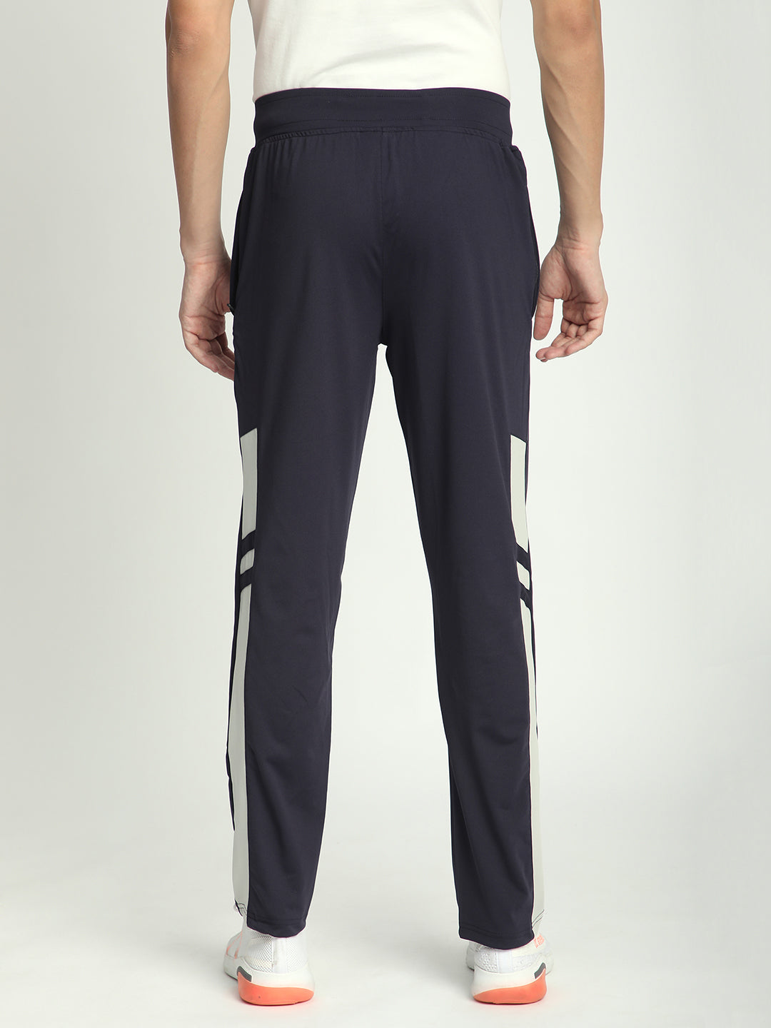 Rapid Dry Striped TrackPant (Navy Blue)