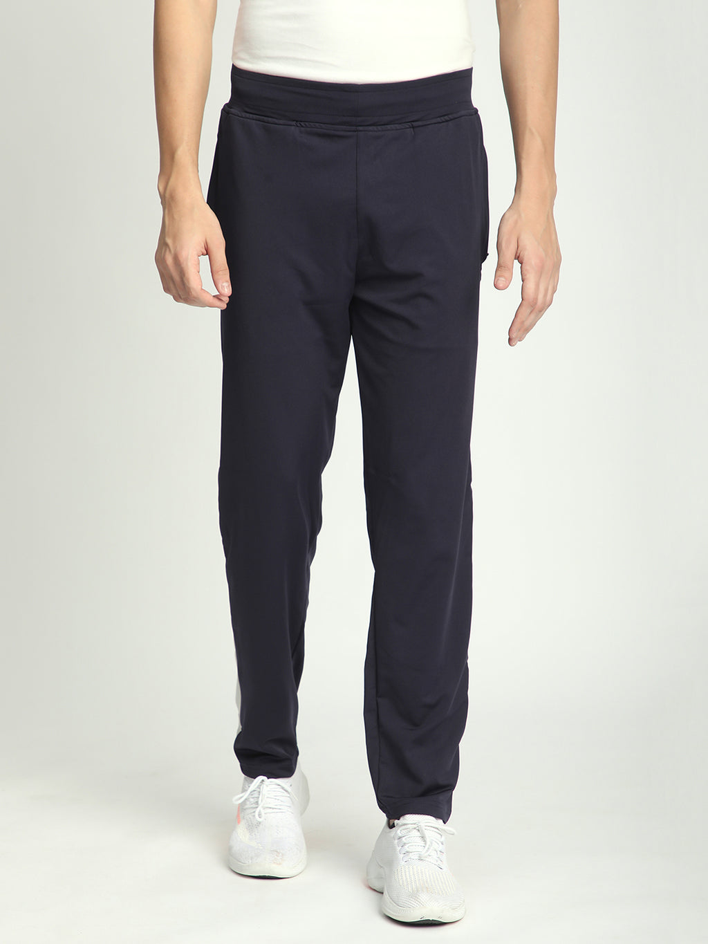 Rapid Dry Striped TrackPant (Navy Blue)