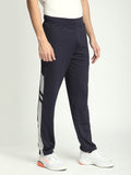 Rapid Dry Striped TrackPant (Navy Blue)