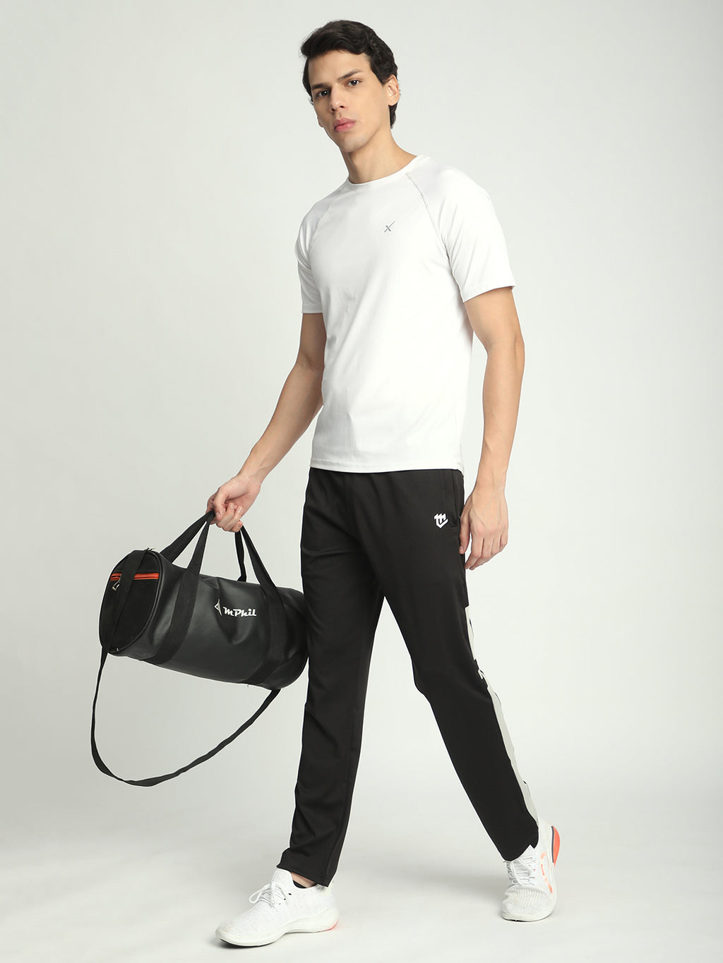Rapid Dry Striped TrackPant (Black)