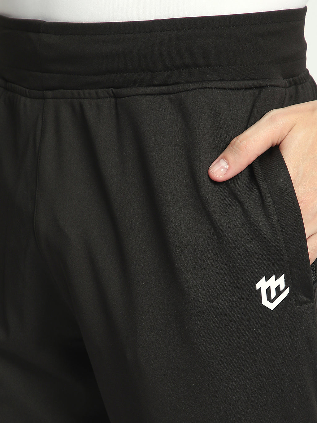 Rapid Dry Striped TrackPant (Black)