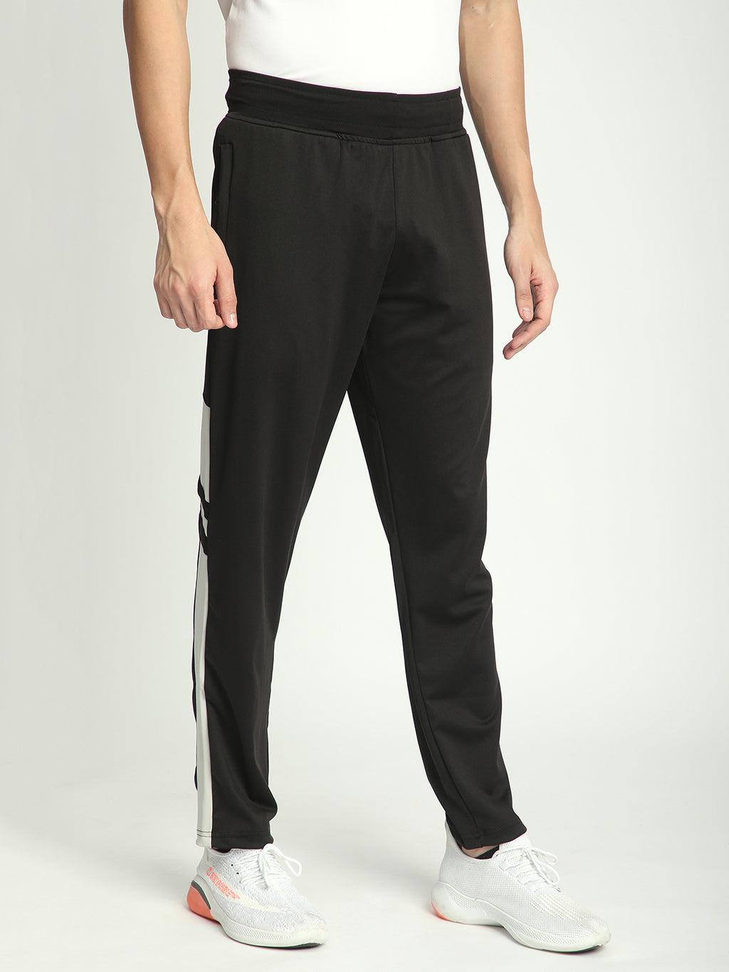 Rapid Dry Striped TrackPant (Black)