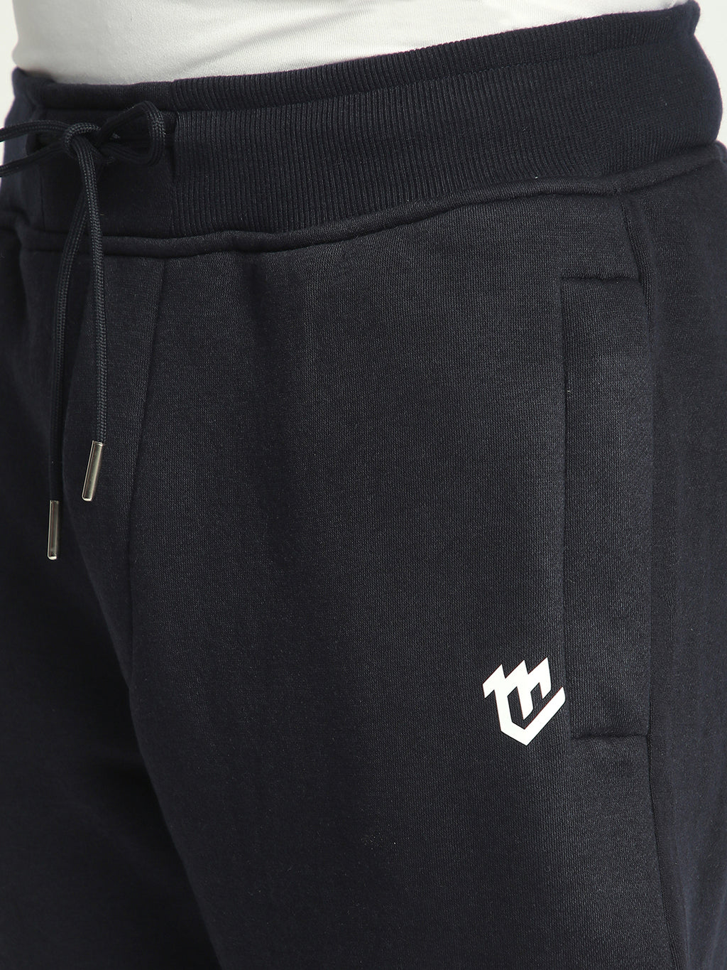 Fleece Winter Track Pant for Men. (Navy Blue)