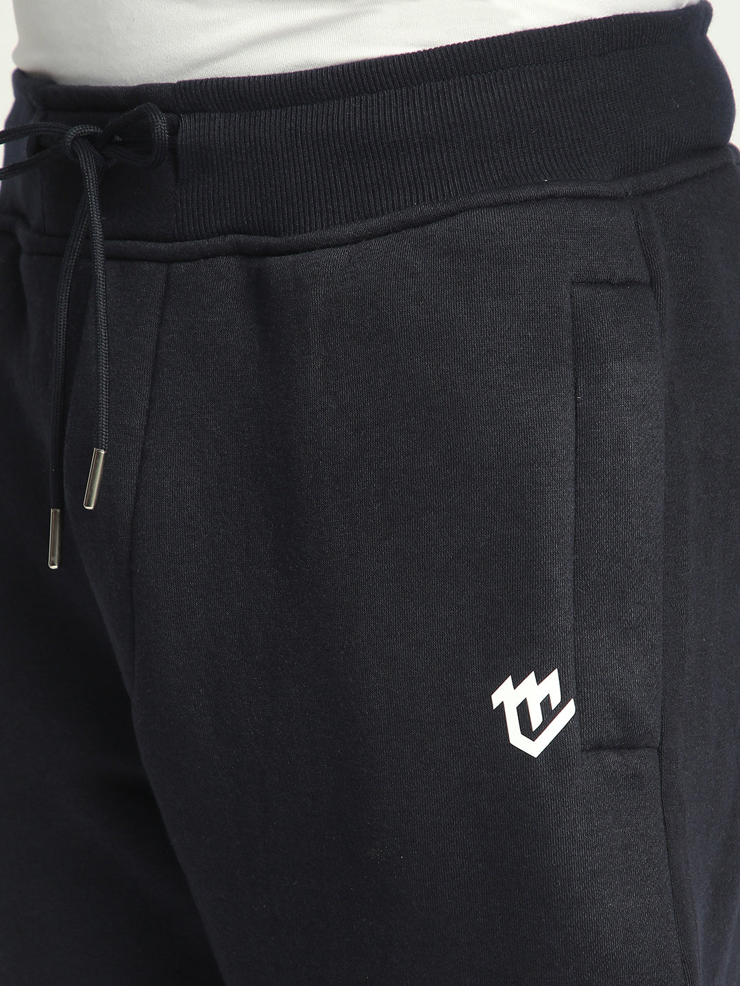 Fleece Winter Track Pant for Men. (Navy Blue)
