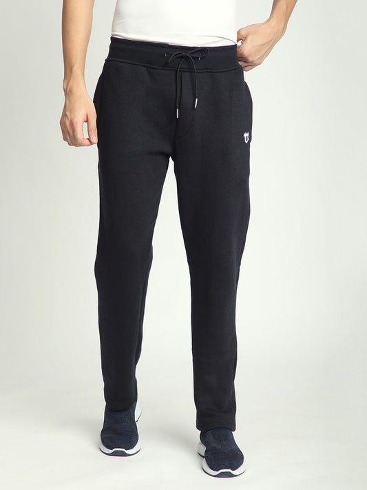 Fleece Winter Track Pant for Men. (Navy Blue)