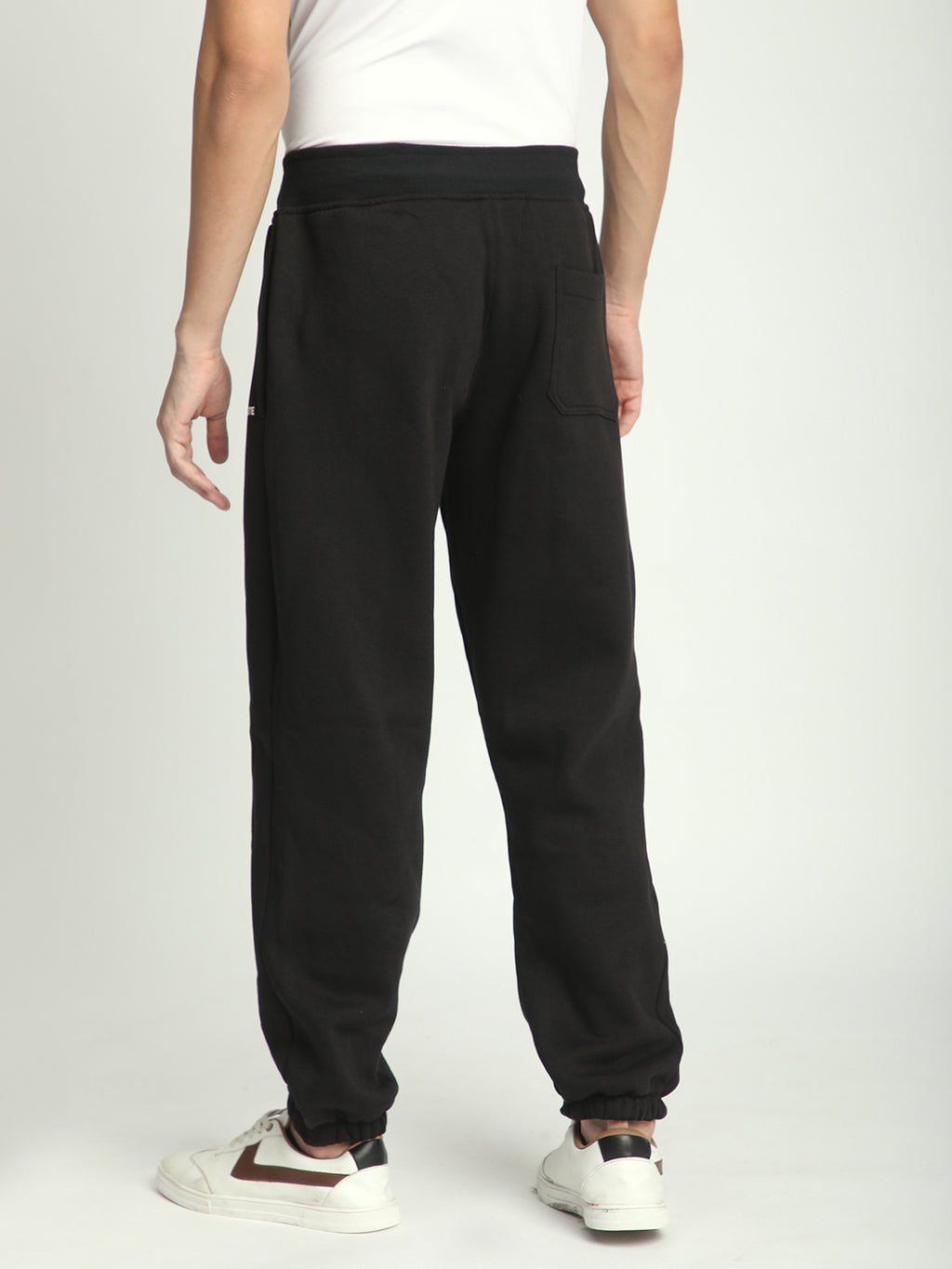 Fleece Winter Joggers for Men. (Black)