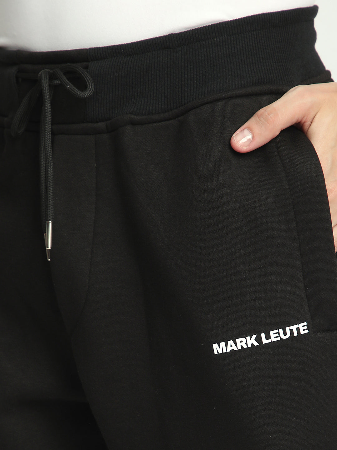 Fleece Winter Joggers for Men. (Black)