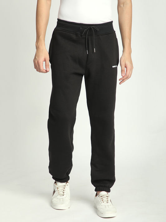 Fleece Winter Joggers for Men. (Black)